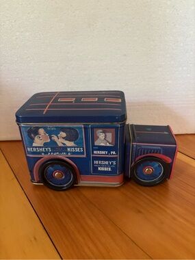 Vintage 1995 Hershey’s Kisses Delivery Truck Collectible Tin